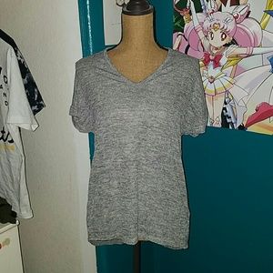 LONG KNITTED T-SHIRT
