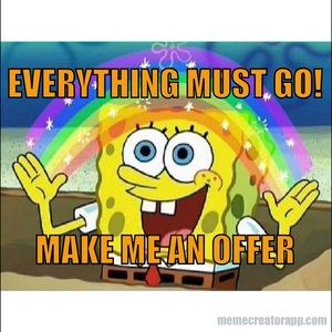Moving and Everything Must Go!