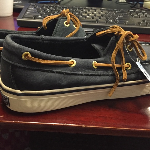 NWOT Blue top-sider