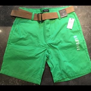 Men's Nautica brand green shorts