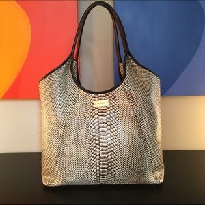 Brahmin Black Odyssey Large Shopper