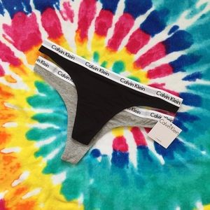 Med CK Calvin Klein Thong Pair