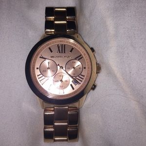 Michael Kors rose gold watch! Worn three times!!!