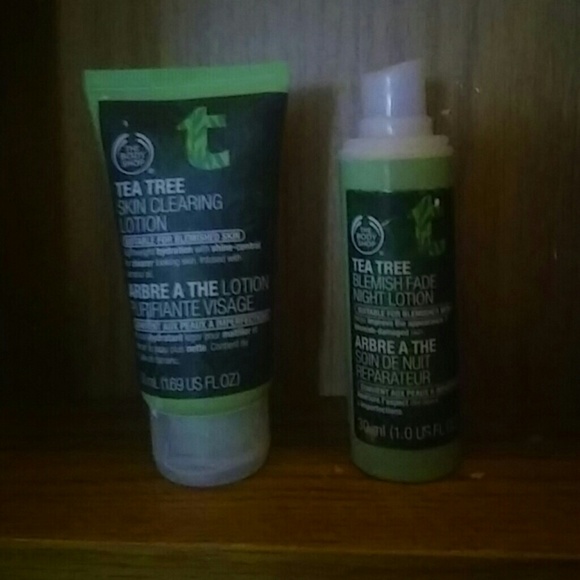 The body shop full size tea tree blemish kit