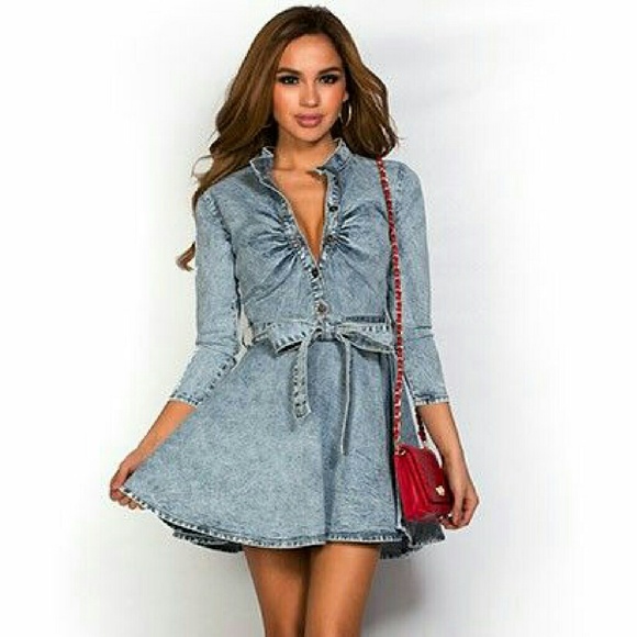 Denim Mini Dress
