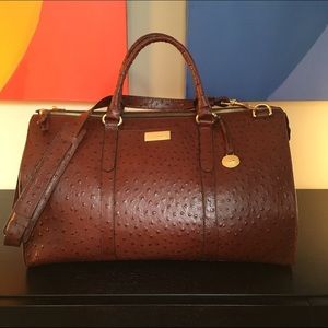 Brahmin Anywhere Weekender in Brown Sydney