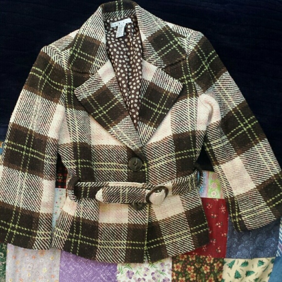 Vintage Plaid Cabi Coat
