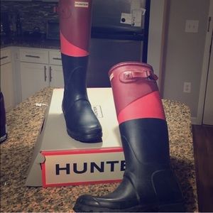 Hunter brand rain boots