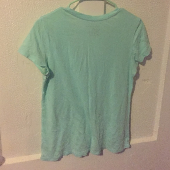 SOLD- AE American Eagle Light Blue Tee Shirt M - Picture 4 of 4
