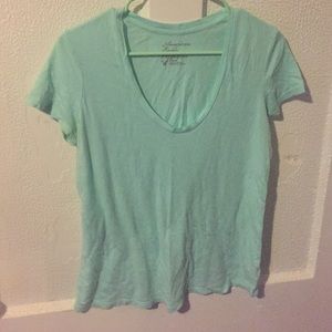 SOLD- AE American Eagle Light Blue Tee Shirt M