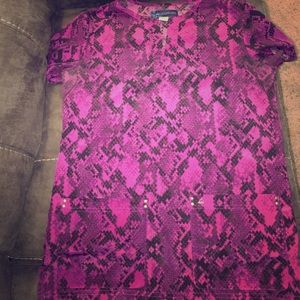 Koi Sapphire Scrub Top