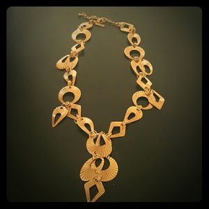 Oscar de la Renta Gold Plated Necklace