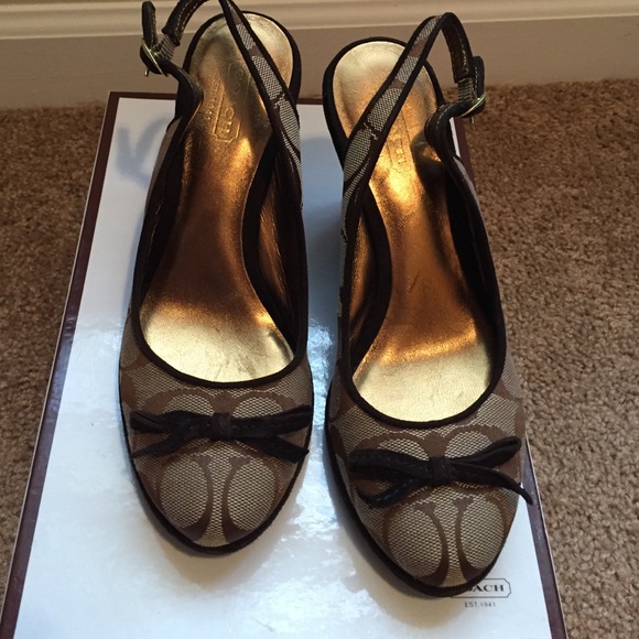 Coach wedges