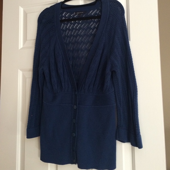 Anne Klein royal blue Cardigan