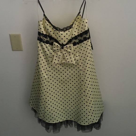 Yellow dotted Sunday dress