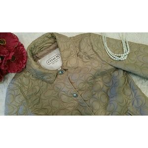 Coach signature XS jacket
