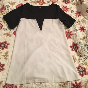 Black and white top