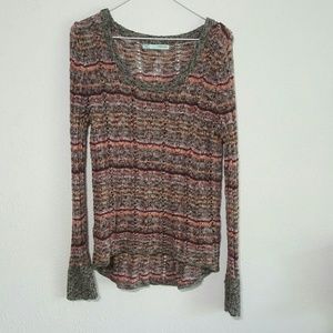 Multi colored slouch sweater.