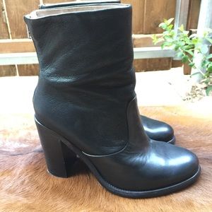 All Saints Luxe Pebbled Leather Boot