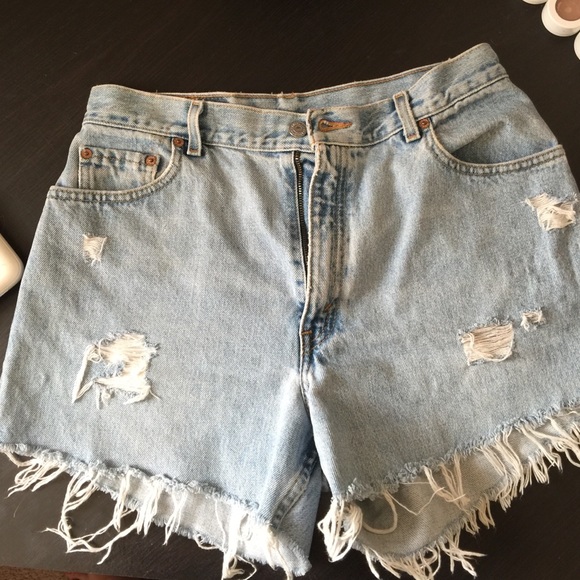 Vintage Levi's high waisted shorts