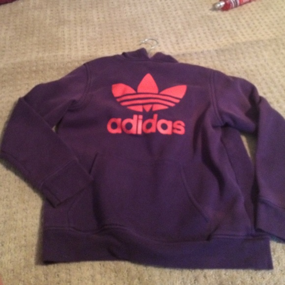 Purple Adidas sweatshirt