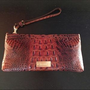 Brahmin Pecan Melbourne Florence Wristlet