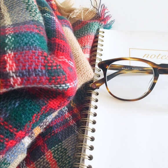 ZARA Tartan blanket scarf