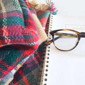 ZARA Tartan blanket scarf