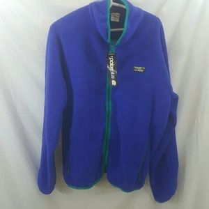 LARGE Mens LL Bean fleece zip up jacket