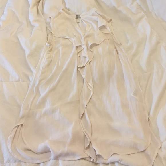 High-neck White Blouse