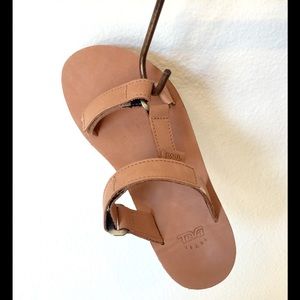 Teva Universal Slide Tan Leather Sandal- NWT
