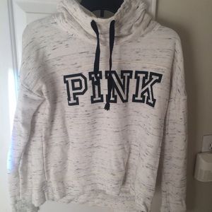 PINK cowl neck sweatshirt