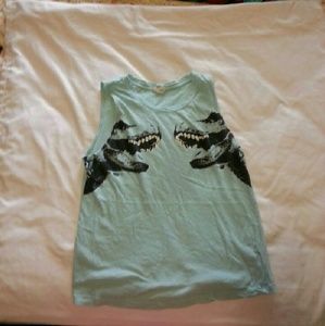 Dinosaur sleeveless tee