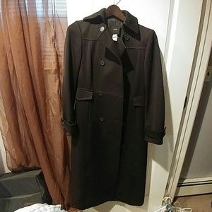 Black trench coat