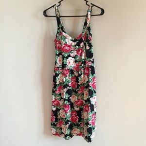 Forever 21 2X Strappy Floral Dress