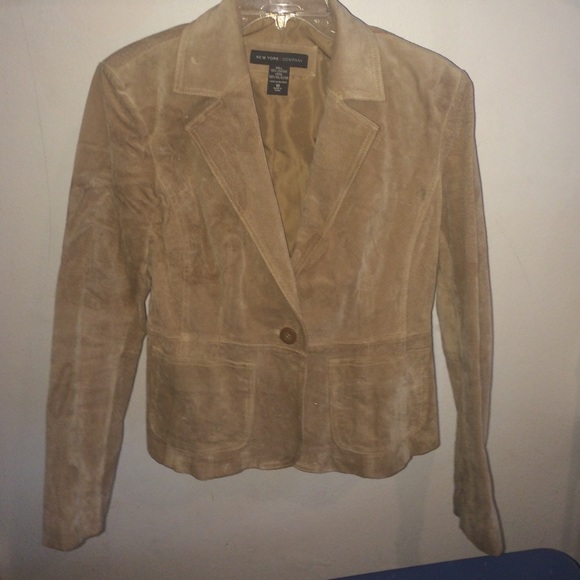 Negotiable Use offer option Camel Leather Jacket