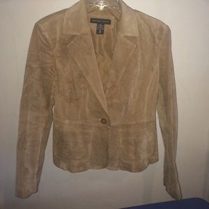 Negotiable Use offer option Camel Leather Jacket