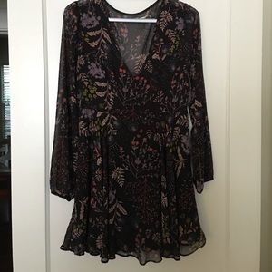 Urban Outfitters Kimchi Blue V Neck Dress