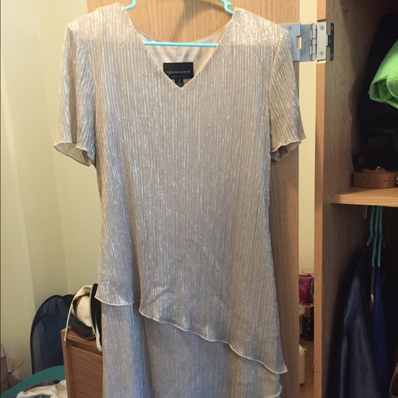 Formal Gold and Silver Dress