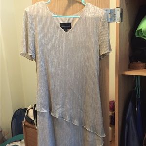 Formal Gold and Silver Dress