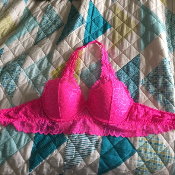 NWOT Pink Halter Bra