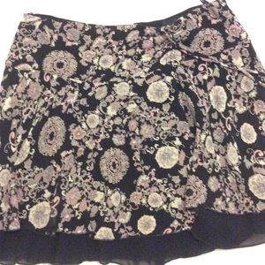 Angie Layered Mini Skirt.