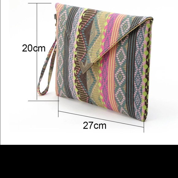 Geometric Pattern Clutch - Picture 1 of 3