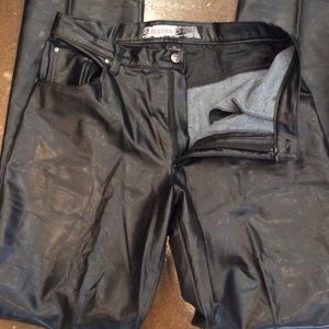 Pleather (Faux Leather) Pants 34x34
