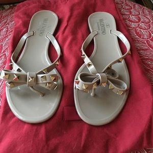Valentino Flip Flops Nude Color