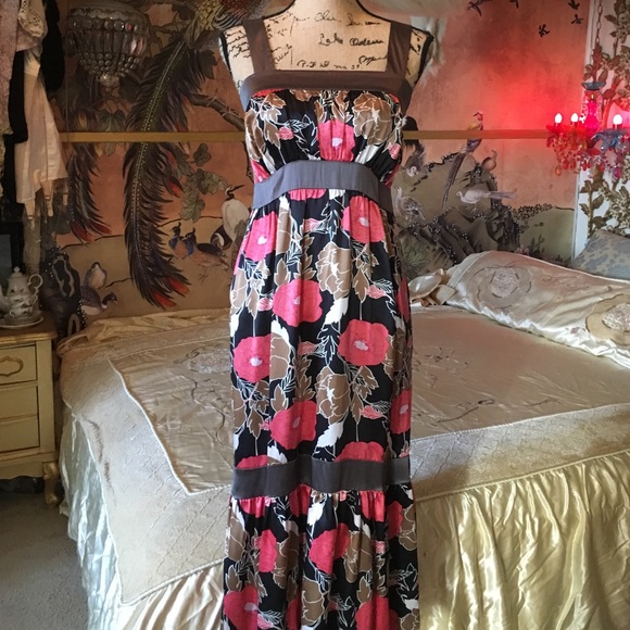 Urban Outfitters Silk Maxi Dress