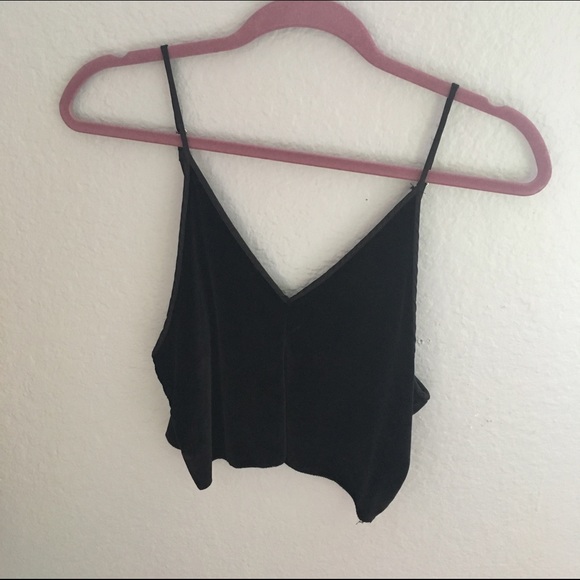 Brandy velvet top