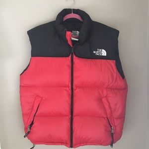 The North Face puffy vest.