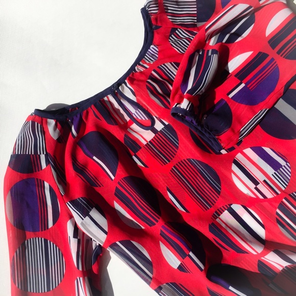 Banana Republic Funky Print Blouse