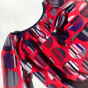 Banana Republic Funky Print Blouse